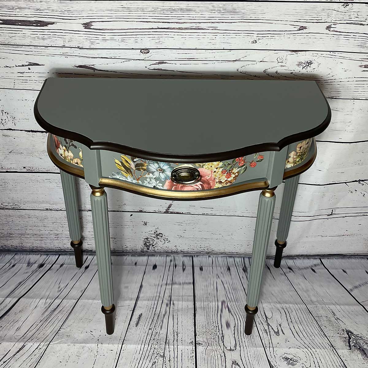 half moon desk