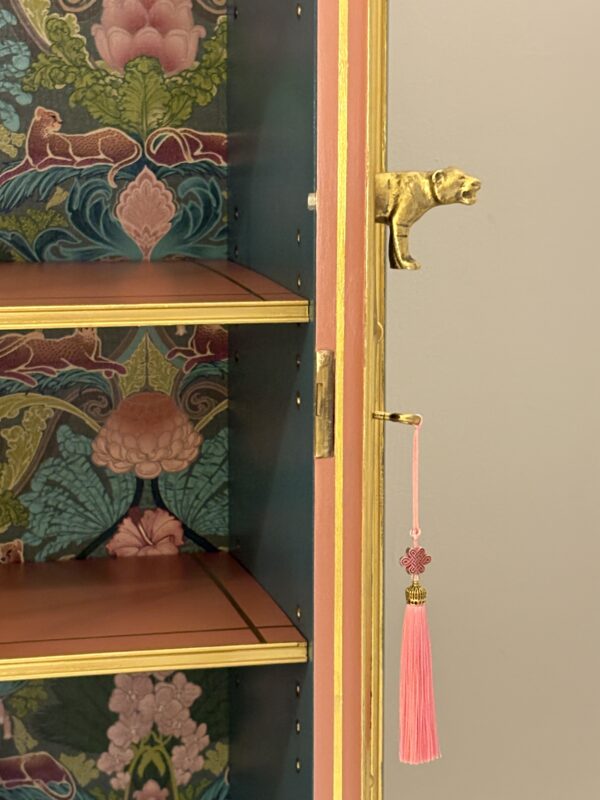 Blue & Blush LLB Suburban Jungle Drinks Cabinet - Emily Gunton - Image 3
