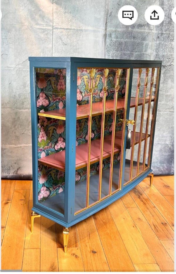 Blue & Blush LLB Suburban Jungle Drinks Cabinet - Emily Gunton - Image 11