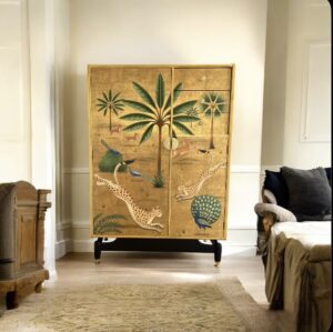 G Plan Cheetah Shenanigans Bespoke Drinks Cabinet